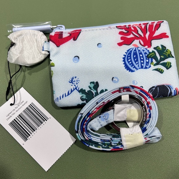 NEW Vera Bradley "Anchors Aweigh" ID Case and Lanyard set Tropical/Coastal/Beach - Picture 1 of 6